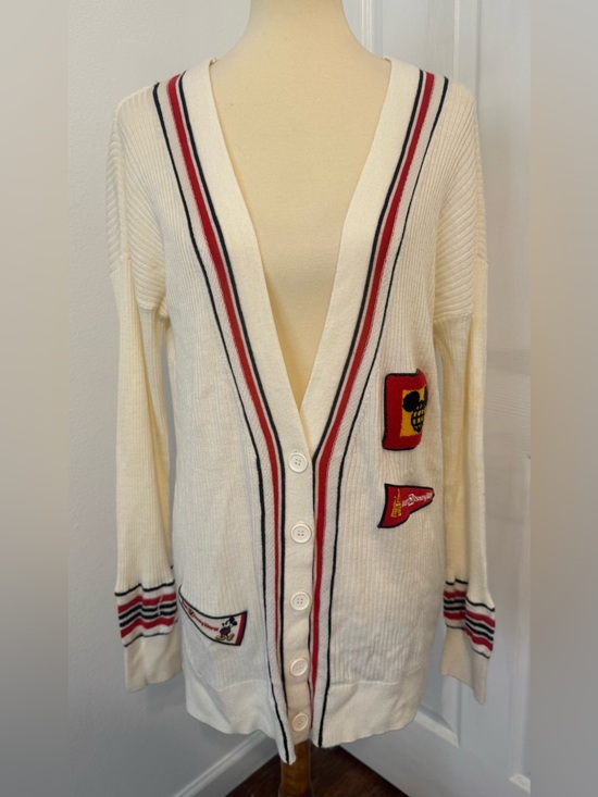 Disney Sweaters - Walt Disney World 50th Anniversary Vault Collection Cardigan Collegiate Lg *READ